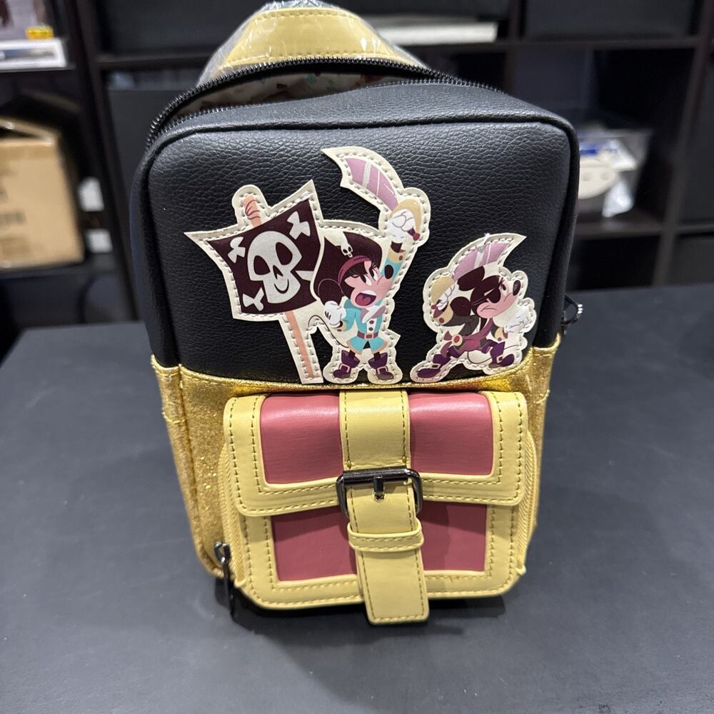 Disney Parks Mickey Minnie Crossbody Bag Pirates of the Caribbean NWT